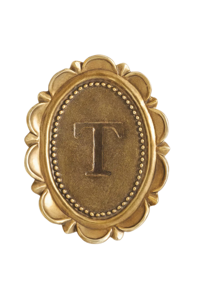 Brass Monogram T