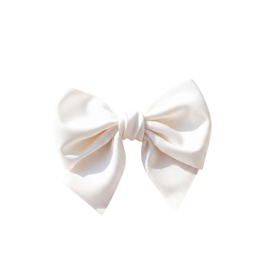 Initial Bow Barrette
